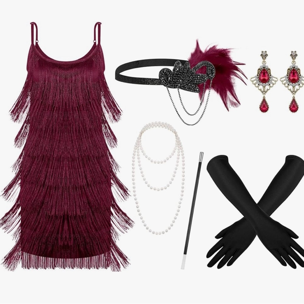 Red Flapper Costume